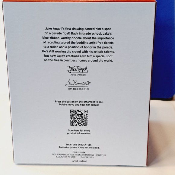 2023 Hallmark DOBBY The House Elf Harry Potter Magic Sound Ornament *NIB* - Picture 5 of 10